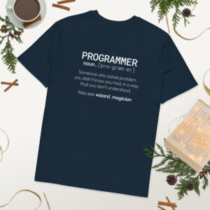 Caution A Nerd Organic Cotton Programmer T-shirt Caution A Nerd Organic Cotton Programmer T-shirt