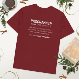 Caution A Nerd Organic Cotton Programmer T-shirt Caution A Nerd Organic Cotton Programmer T-shirt