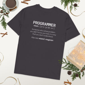 Caution A Nerd Organic Cotton Programmer T-shirt Caution A Nerd Organic Cotton Programmer T-shirt