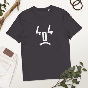 404 Error Organic Cotton Programmer T-shirt 404 Error Organic Cotton Programmer T-shirt