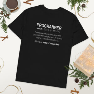 Unisex Organic Cotton Programmer Keyboard T-shirt Unisex Organic Cotton Programmer Keyboard T-shirt