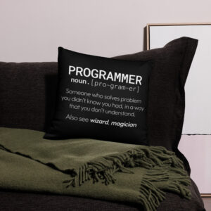 Python Programmer Techy Pillow Python Programmer Techy Pillow