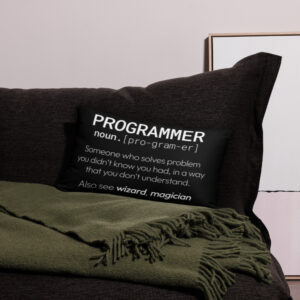 Python Programmer Techy Pillow Python Programmer Techy Pillow