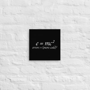 Theory of Relativity Programmer Techy Wall Art Theory of Relativity Programmer Techy Wall Art