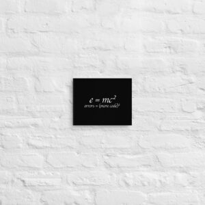 Theory of Relativity Programmer Techy Wall Art Theory of Relativity Programmer Techy Wall Art