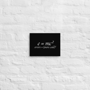 Theory of Relativity Programmer Techy Wall Art Theory of Relativity Programmer Techy Wall Art
