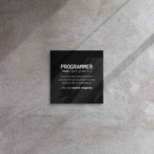 Programmer Wall Art Canvas Programmer Wall Art Canvas