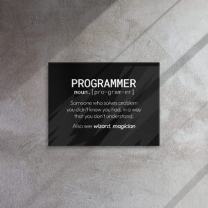 Programmer Wall Art Canvas Programmer Wall Art Canvas