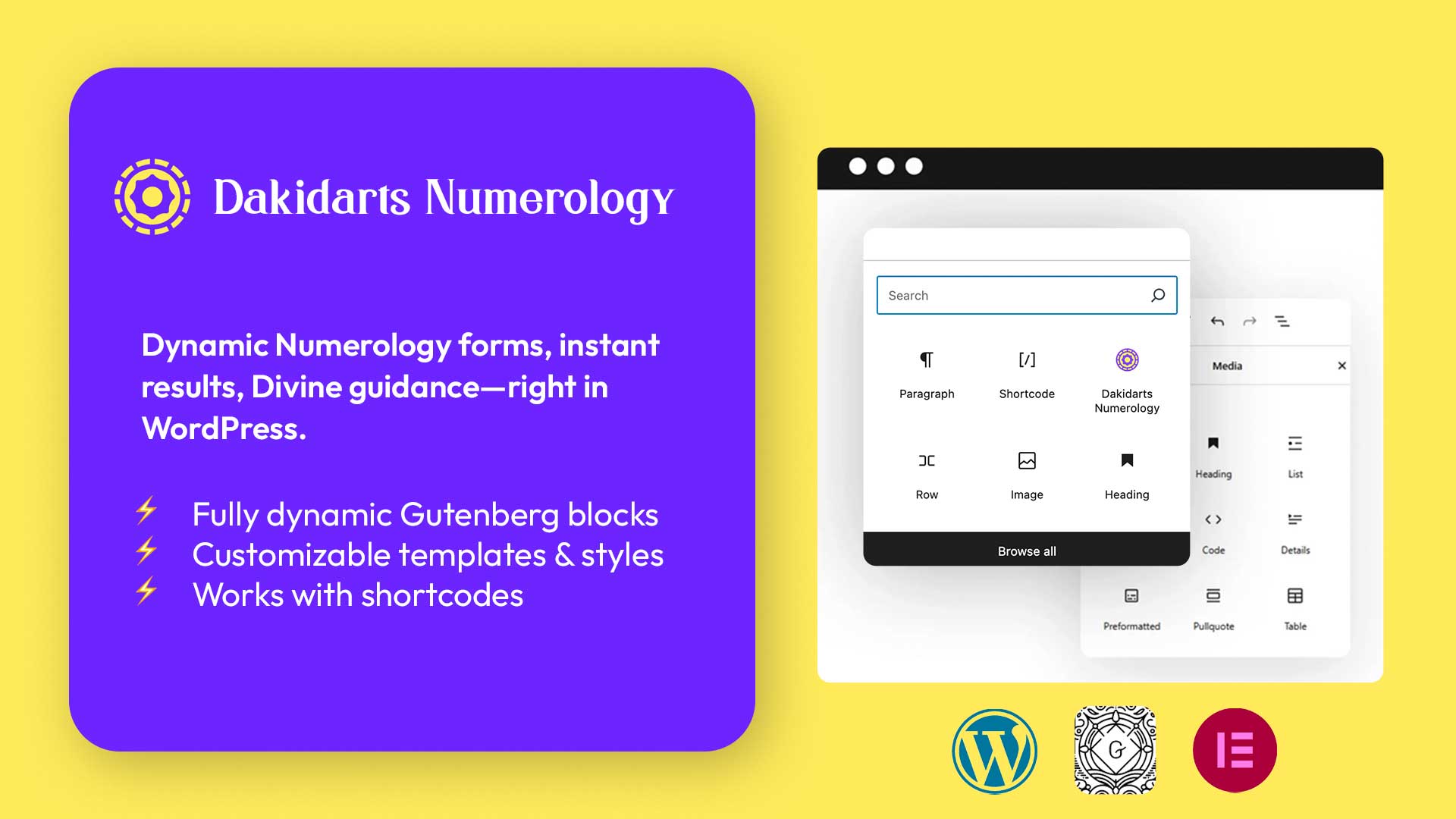 dakidarts numerology wordpress plugin