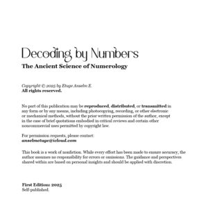 Decoding By Numbers: The Ancient Science of Numerology - Uncut (PDF) Decoding By Numbers: The Ancient Science of Numerology - Uncut (PDF)