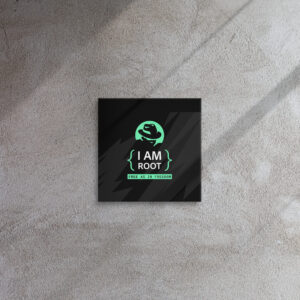 I Am Root Linux Wall Art Canvas I Am Root Linux Wall Art Canvas
