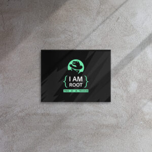I Am Root Linux Wall Art Canvas I Am Root Linux Wall Art Canvas