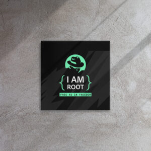 I Am Root Linux Wall Art Canvas I Am Root Linux Wall Art Canvas