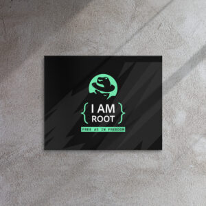 I Am Root Linux Wall Art Canvas I Am Root Linux Wall Art Canvas