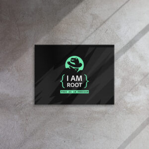 I Am Root Linux Wall Art Canvas I Am Root Linux Wall Art Canvas