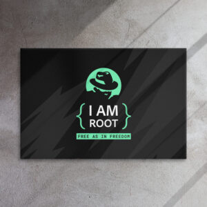 I Am Root Linux Wall Art Canvas I Am Root Linux Wall Art Canvas
