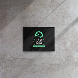 I Am Root Linux Wall Art Canvas I Am Root Linux Wall Art Canvas