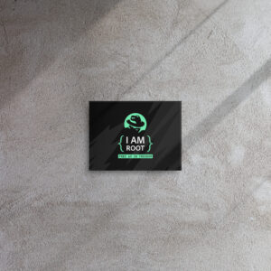 I Am Root Linux Wall Art Canvas I Am Root Linux Wall Art Canvas