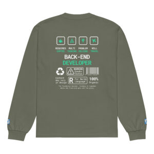 Here We Go Again Backend Dev Long Sleeve Here We Go Again Backend Dev Long Sleeve