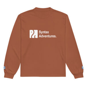 Syntax Adventures Backend Dev Long Sleeve