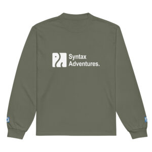 Syntax Adventures Backend Dev Long Sleeve