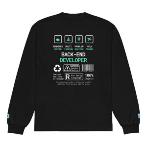 Solving Mystries Backend Dev Long Sleeve