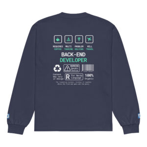 Solving Mystries Backend Dev Long Sleeve
