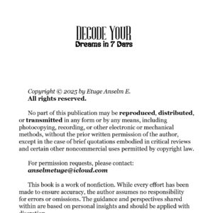 Decode Your Dreams in 7 Days: Symbols, Meanings, and Journal Prompts Decode Your Dreams in 7 Days: Symbols, Meanings, and Journal Prompts