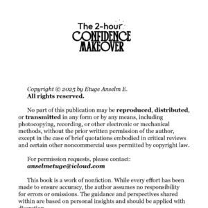 The 2-Hour Confidence Makeover: Mindset Shifts & Exercises