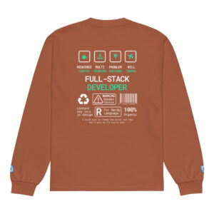 Talk Nerdy Full-stack Dev Long Sleeve Talk Nerdy Full-stack Dev Long Sleeve