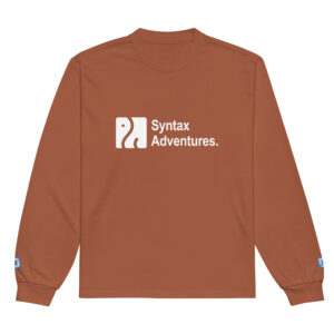 Syntax Adventures Full-stack Dev Long Sleeve Syntax Adventures Full-stack Dev Long Sleeve