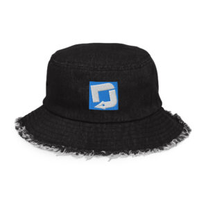 Dakidarts Embroidered Denim Bucket Hat