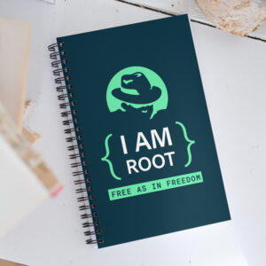 I Am Root Nerdy Notebook