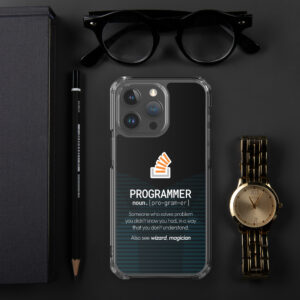 Stack Overflow Programmer iPhone Case
