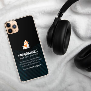 Stack Overflow Programmer iPhone Case Stack Overflow Programmer iPhone Case