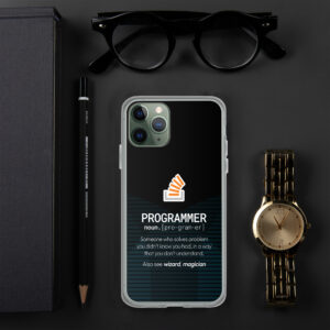 Stack Overflow Programmer iPhone Case Stack Overflow Programmer iPhone Case