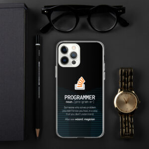Stack Overflow Programmer iPhone Case Stack Overflow Programmer iPhone Case