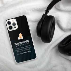 Stack Overflow Programmer iPhone Case Stack Overflow Programmer iPhone Case