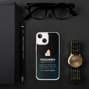 Stack Overflow Programmer iPhone Case Stack Overflow Programmer iPhone Case