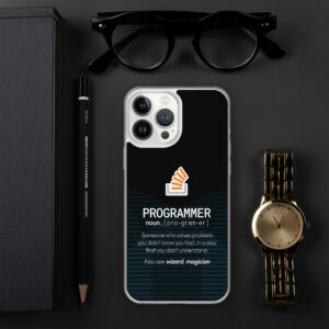 Stack Overflow Programmer iPhone Case Stack Overflow Programmer iPhone Case