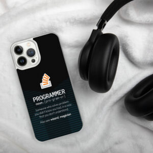 Stack Overflow Programmer iPhone Case Stack Overflow Programmer iPhone Case