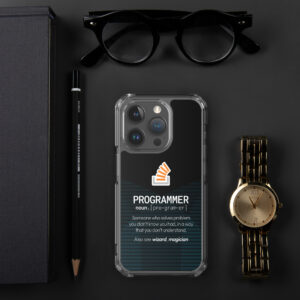 Stack Overflow Programmer iPhone Case Stack Overflow Programmer iPhone Case