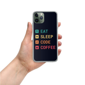 Eat Sleep Code Coffee Techy iPhone Case Eat Sleep Code Coffee Techy iPhone Case