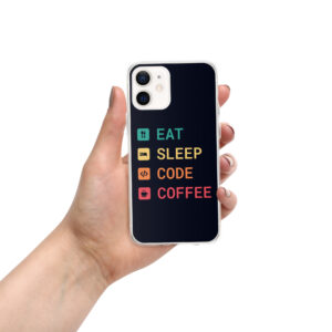Eat Sleep Code Coffee Techy iPhone Case Eat Sleep Code Coffee Techy iPhone Case