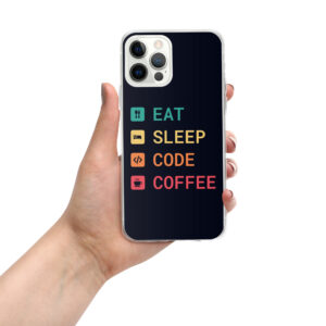 Eat Sleep Code Coffee Techy iPhone Case Eat Sleep Code Coffee Techy iPhone Case