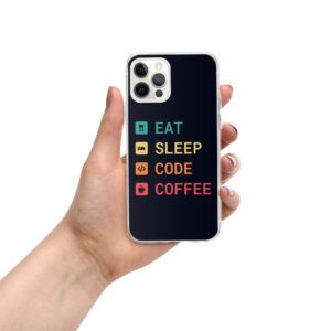 Eat Sleep Code Coffee Techy iPhone Case Eat Sleep Code Coffee Techy iPhone Case