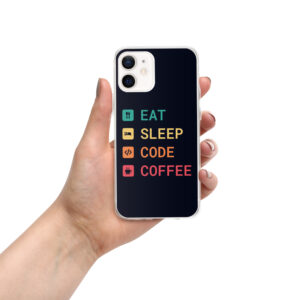 Eat Sleep Code Coffee Techy iPhone Case Eat Sleep Code Coffee Techy iPhone Case