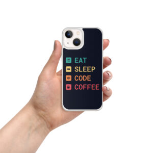 Eat Sleep Code Coffee Techy iPhone Case Eat Sleep Code Coffee Techy iPhone Case