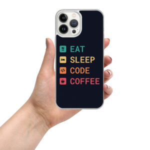 Eat Sleep Code Coffee Techy iPhone Case Eat Sleep Code Coffee Techy iPhone Case