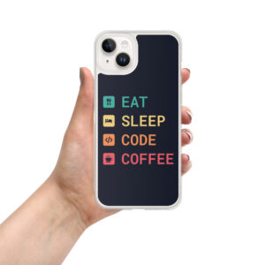 Eat Sleep Code Coffee Techy iPhone Case Eat Sleep Code Coffee Techy iPhone Case